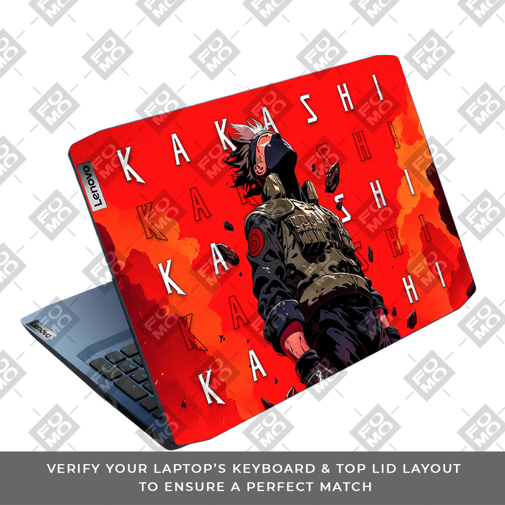 Kakashi Hatake Inferno Lenovo IdeaPad Gaming 3 15ARH05 and 15IMH05 Laptop Skin