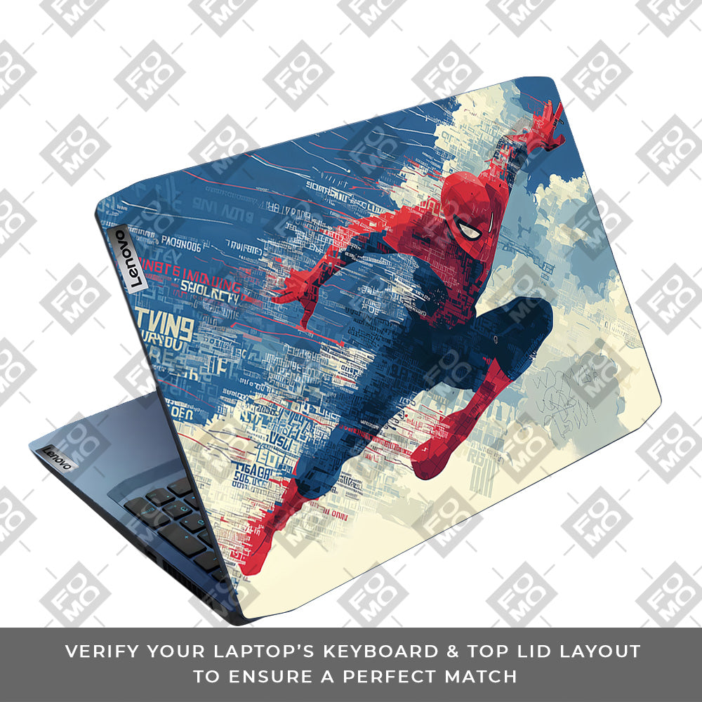 Spiderman Velocity Lenovo IdeaPad Gaming 3 15ARH05 and 15IMH05 Laptop Skin