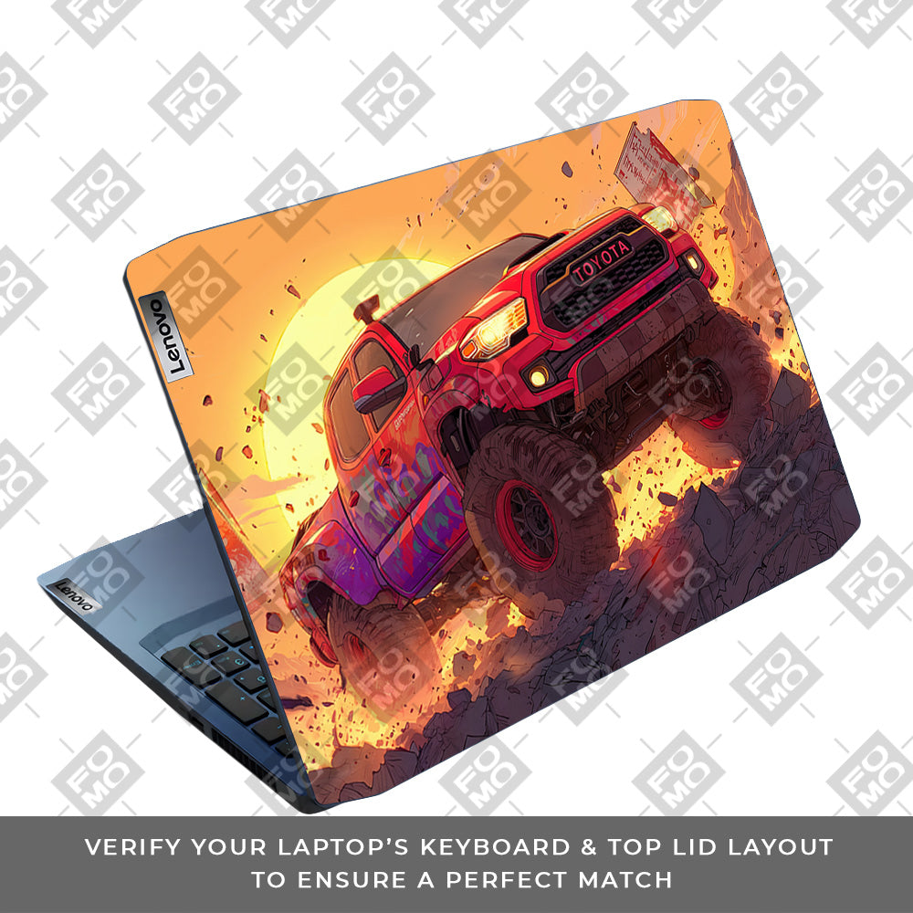 Toyota Off Road Beast Lenovo IdeaPad Gaming 3 15ARH05 and 15IMH05 Laptop Skin