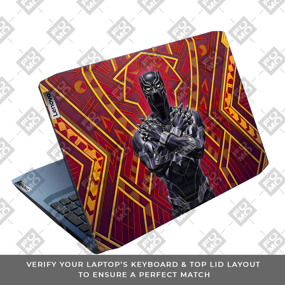 Wakanda Royal Power Lenovo IdeaPad Gaming 3 15ARH05 and 15IMH05 3D Laptop Skin
