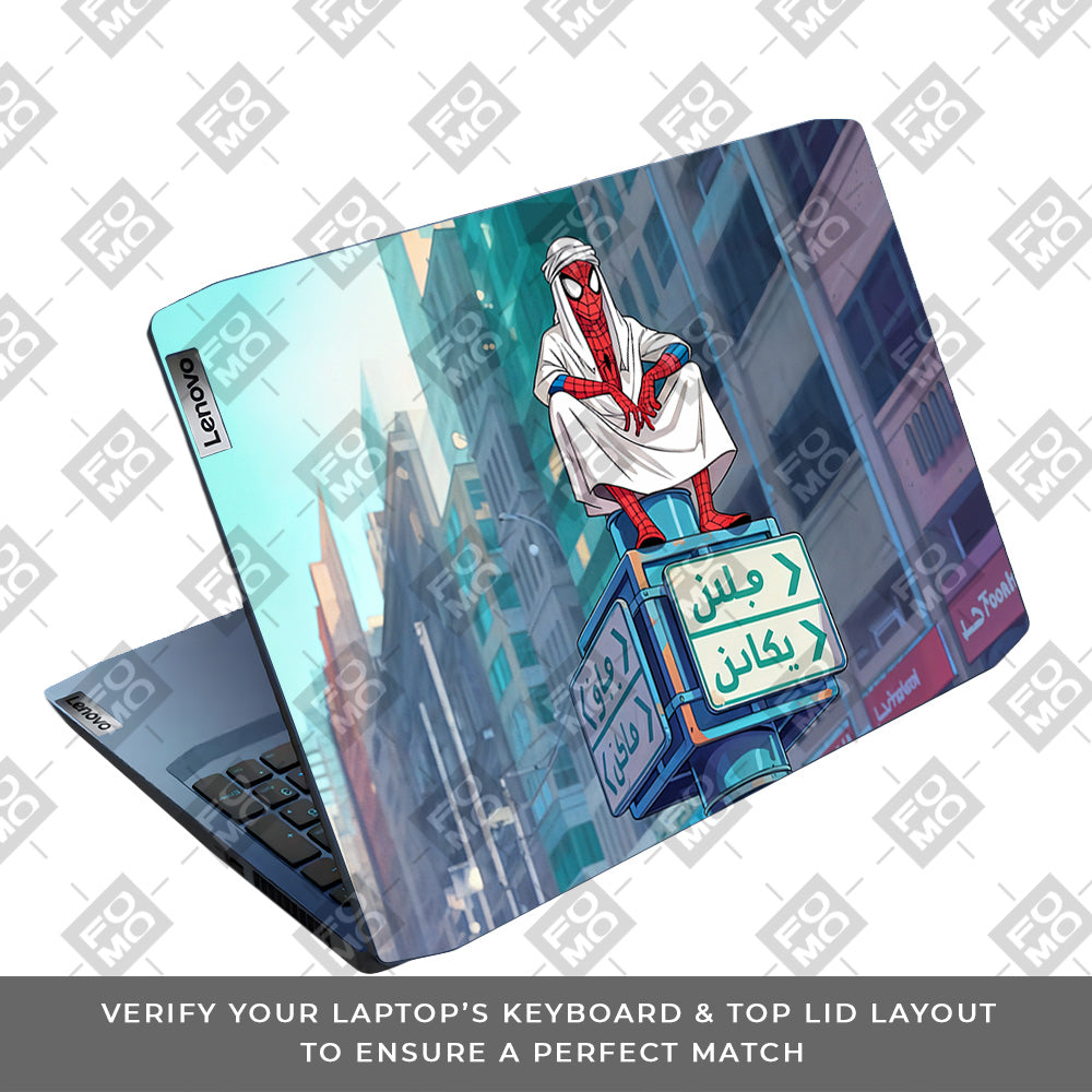 Arabian Spider Man Lenovo IdeaPad Gaming 3 15ARH05 and 15IMH05 Laptop Skin