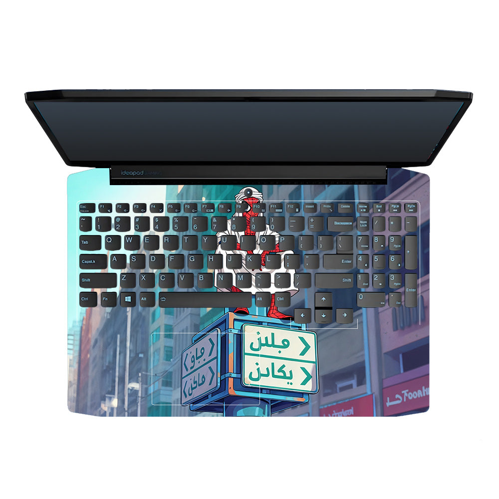 Arabian Spider Man Lenovo IdeaPad Gaming 3 15ARH05 and 15IMH05 Laptop Skin