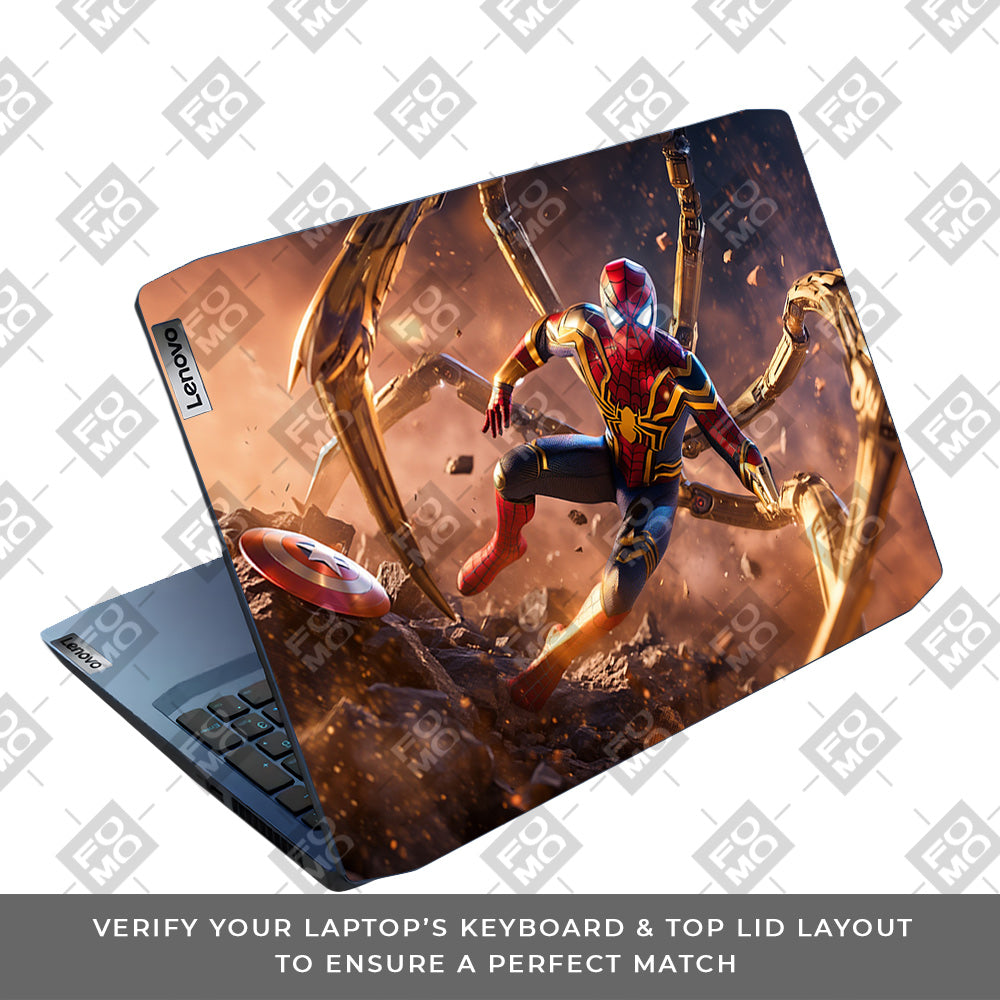 Spider Man Mech Arms Lenovo IdeaPad Gaming 3 15ARH05 and 15IMH05 Laptop Skin
