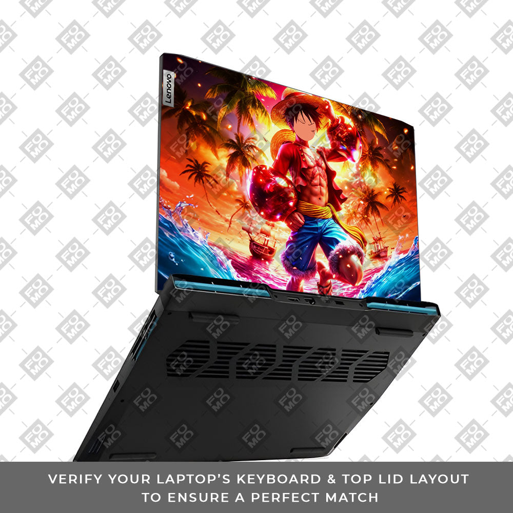 Luffy's Radiant Will Lenovo IdeaPad Gaming 3 15ARH7 and 15IAH7 Laptop Skin