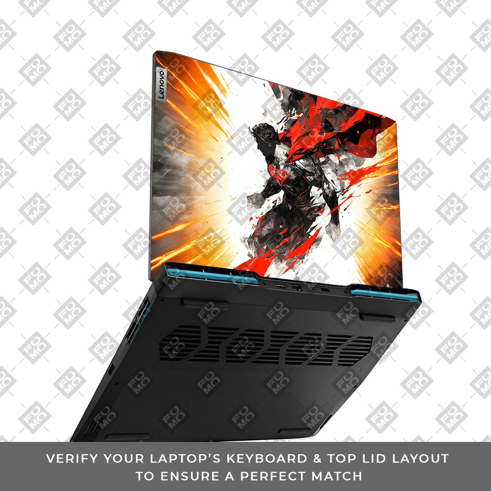 Superman Ascension Lenovo IdeaPad Gaming 3 15ARH7 and 15IAH7 Laptop Skin