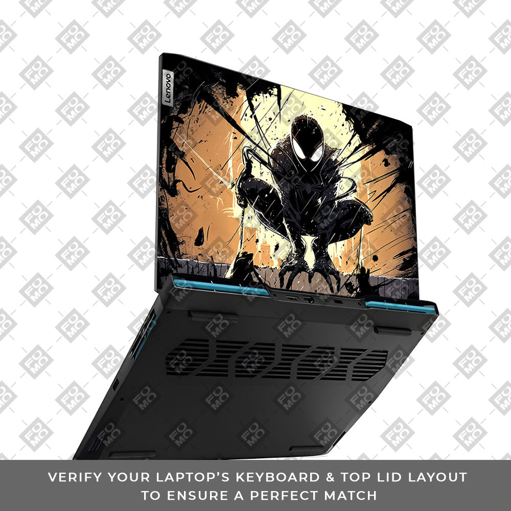 Shadow Spiderman Lenovo IdeaPad Gaming 3 15ARH7 and 15IAH7 Laptop Skin