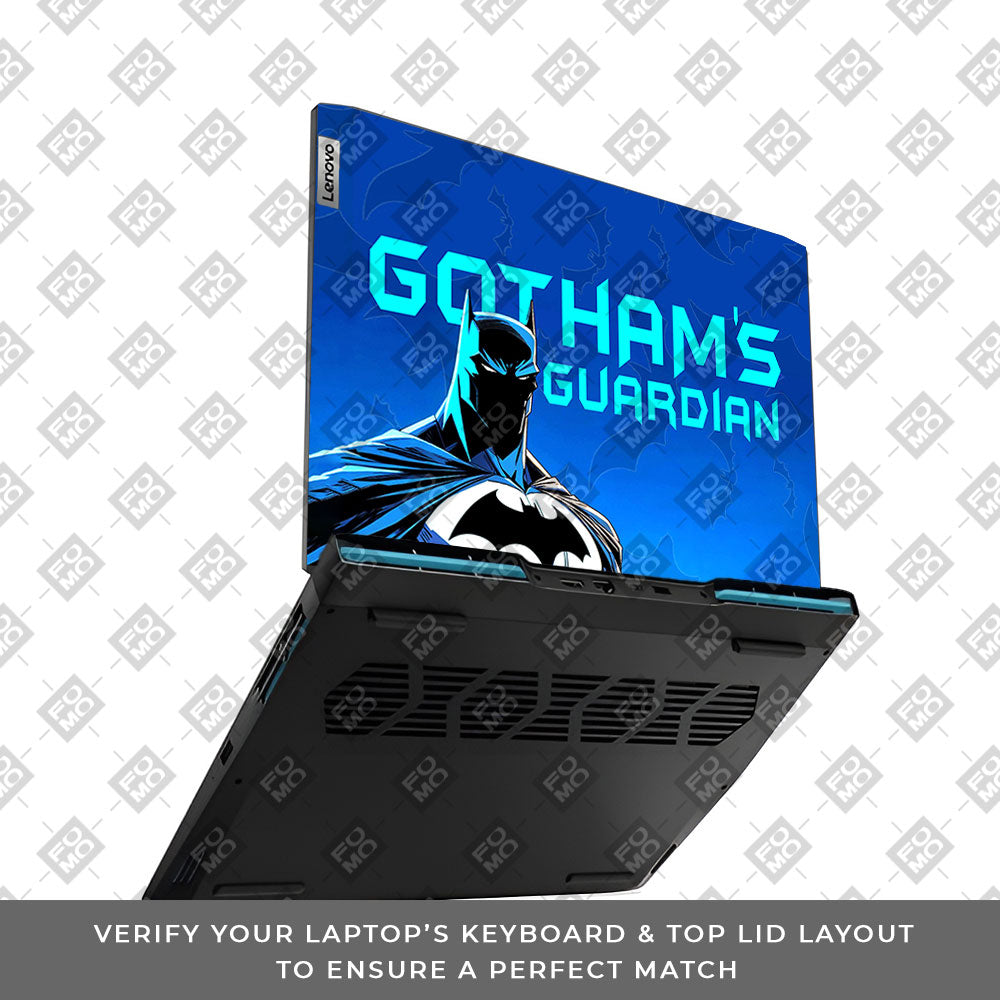 Gotham's Guardian Batman Lenovo IdeaPad Gaming 3 15ARH7 and 15IAH7 Laptop Skin