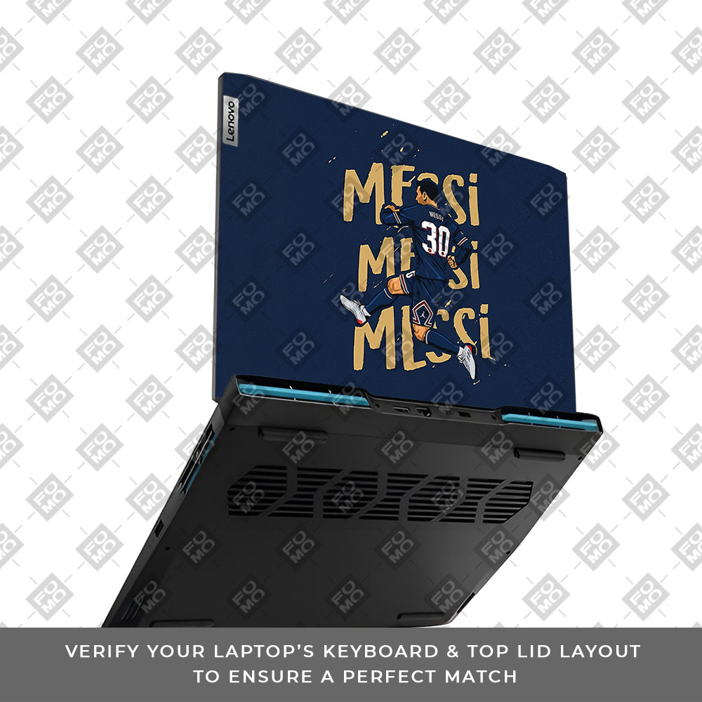 Messi Motion Masterpiece Lenovo IdeaPad Gaming 3 15ARH7 and 15IAH7  Laptop Skin