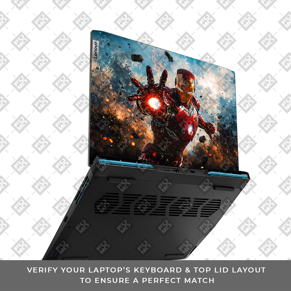 Iron Imapct The Arc Reactor Lenovo IdeaPad Gaming 3 15ARH7 and 15IAH7  Laptop Skin