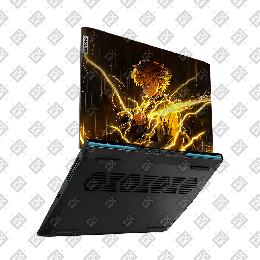 Thunder Soul Lightning Zenitsu Lenovo IdeaPad Gaming 3 15ARH7 and 15IAH7  3D Laptop Skin