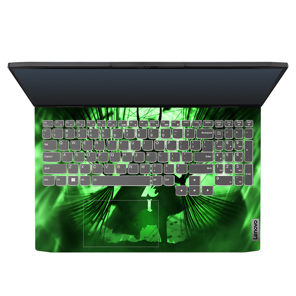 Loki's Green Aura Lenovo IdeaPad Gaming 3 15ARH7 and 15IAH7 Laptop Skin