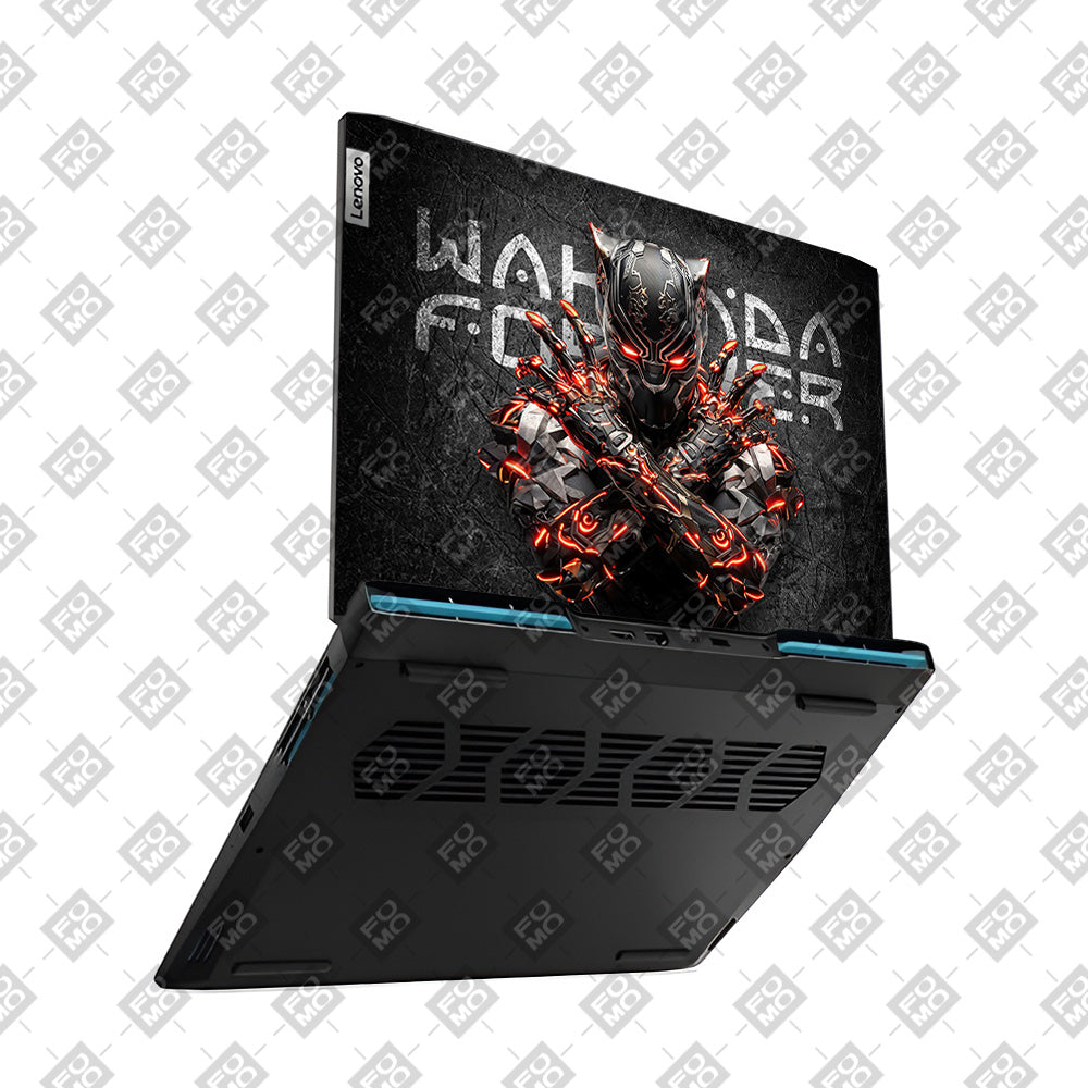 Black Panther Glowing Fury Lenovo IdeaPad Gaming 3 15ARH7 and 15IAH7 Laptop Skin