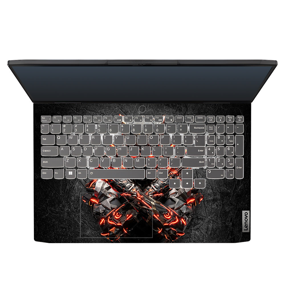 Black Panther Glowing Fury Lenovo IdeaPad Gaming 3 15ARH7 and 15IAH7 Laptop Skin