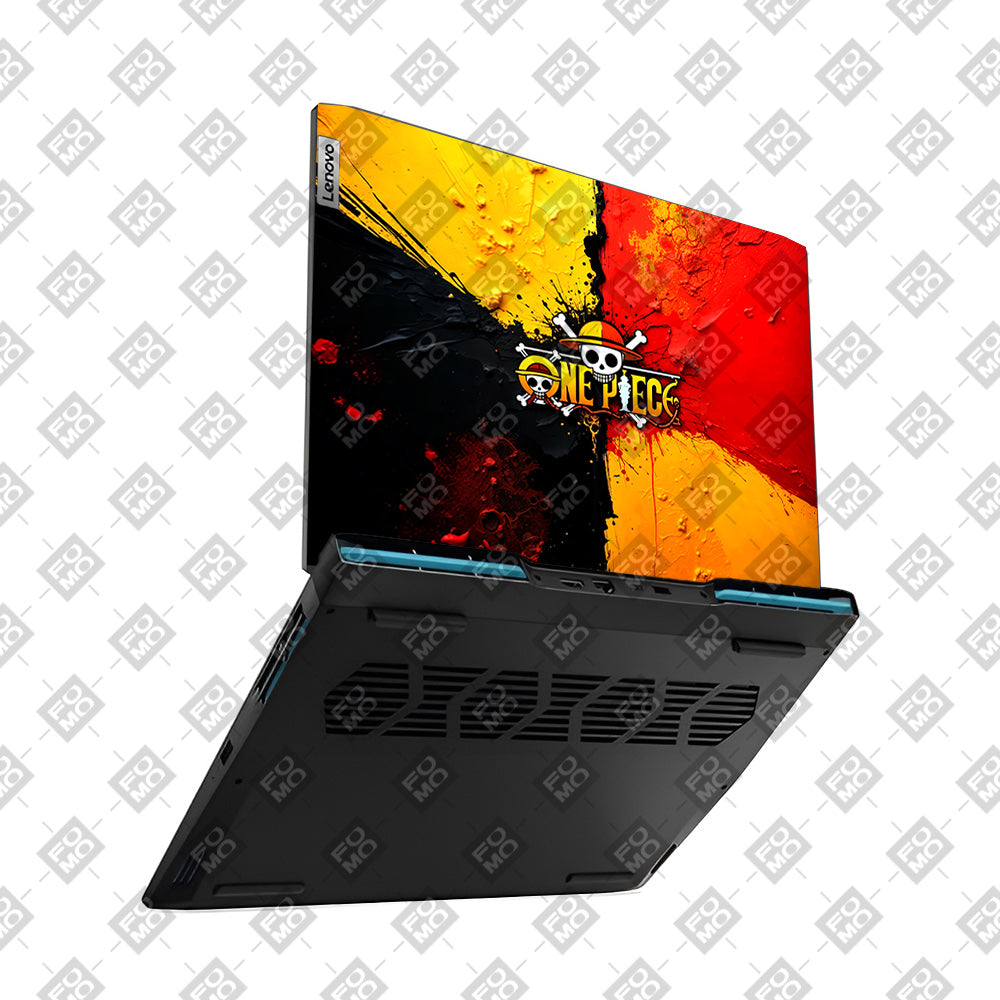One Piece Paint Splash Lenovo IdeaPad Gaming 3 15ARH7 and 15IAH7 Laptop Skin