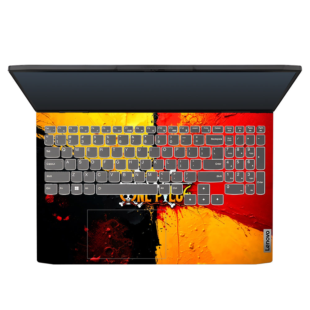 One Piece Paint Splash Lenovo IdeaPad Gaming 3 15ARH7 and 15IAH7 Laptop Skin