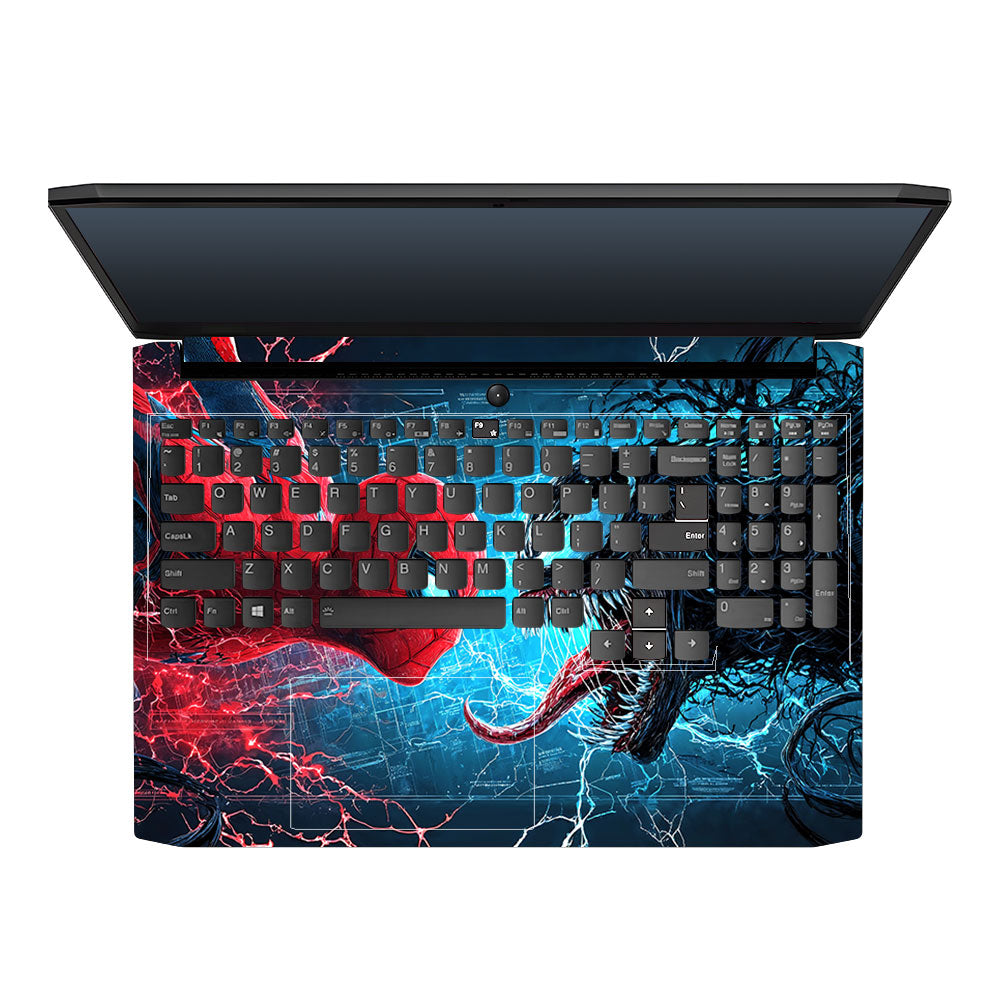 Spiderman vs Venom Showdown Lenovo IdeaPad Gaming 3 15ACH6 and 15IHU6 3D Laptop Skin