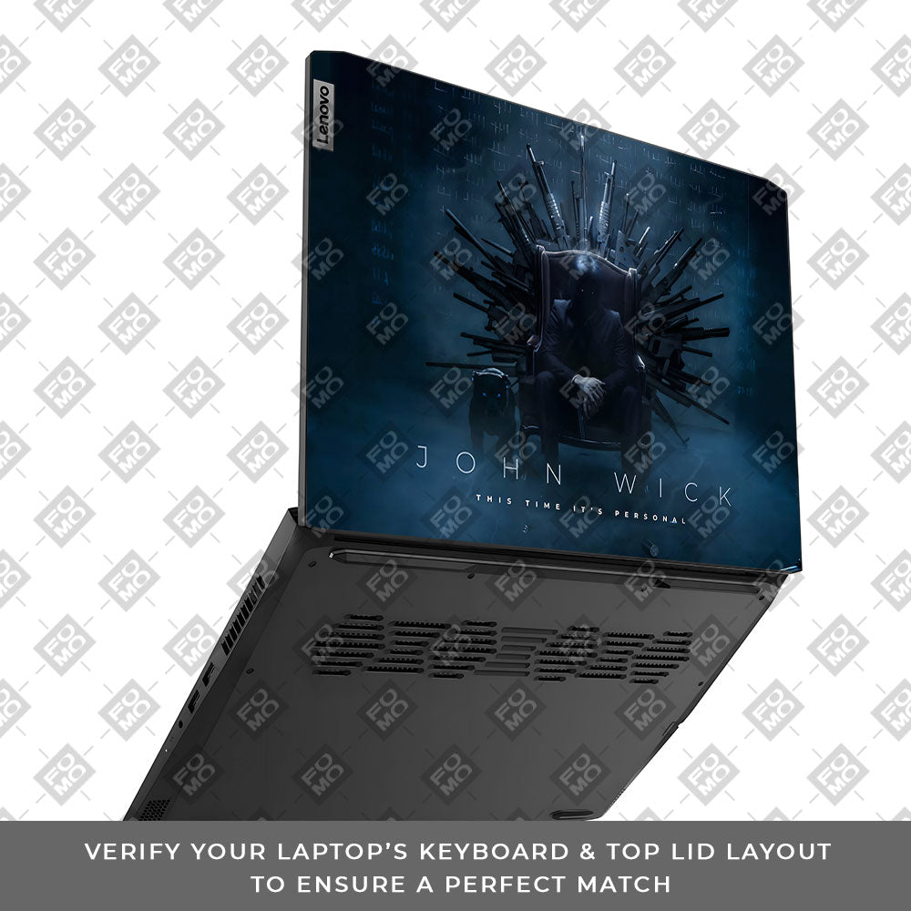 John Wick Assassin Lenovo IdeaPad Gaming 3 15ACH6 and 15IHU6 Laptop Skin
