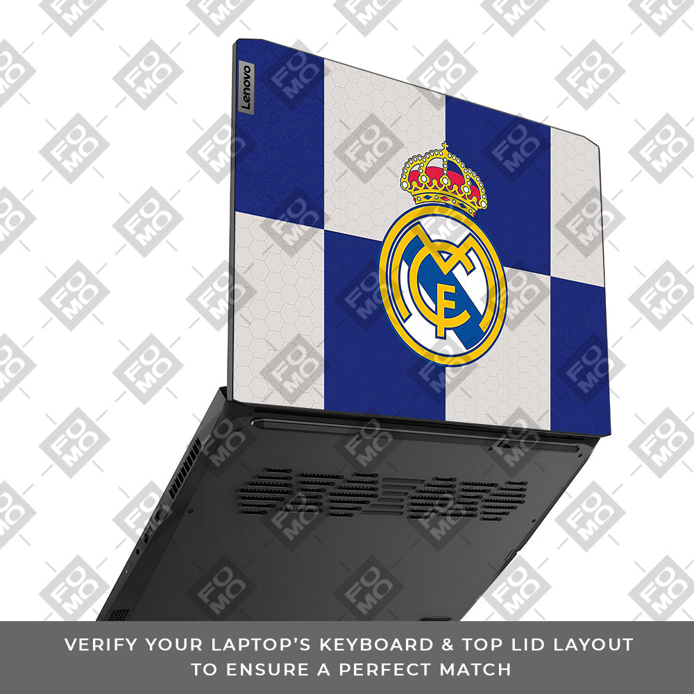 Royal Reign Real Madrid Glory Lenovo IdeaPad Gaming 3 15ACH6 and 15IHU6 Laptop Skin