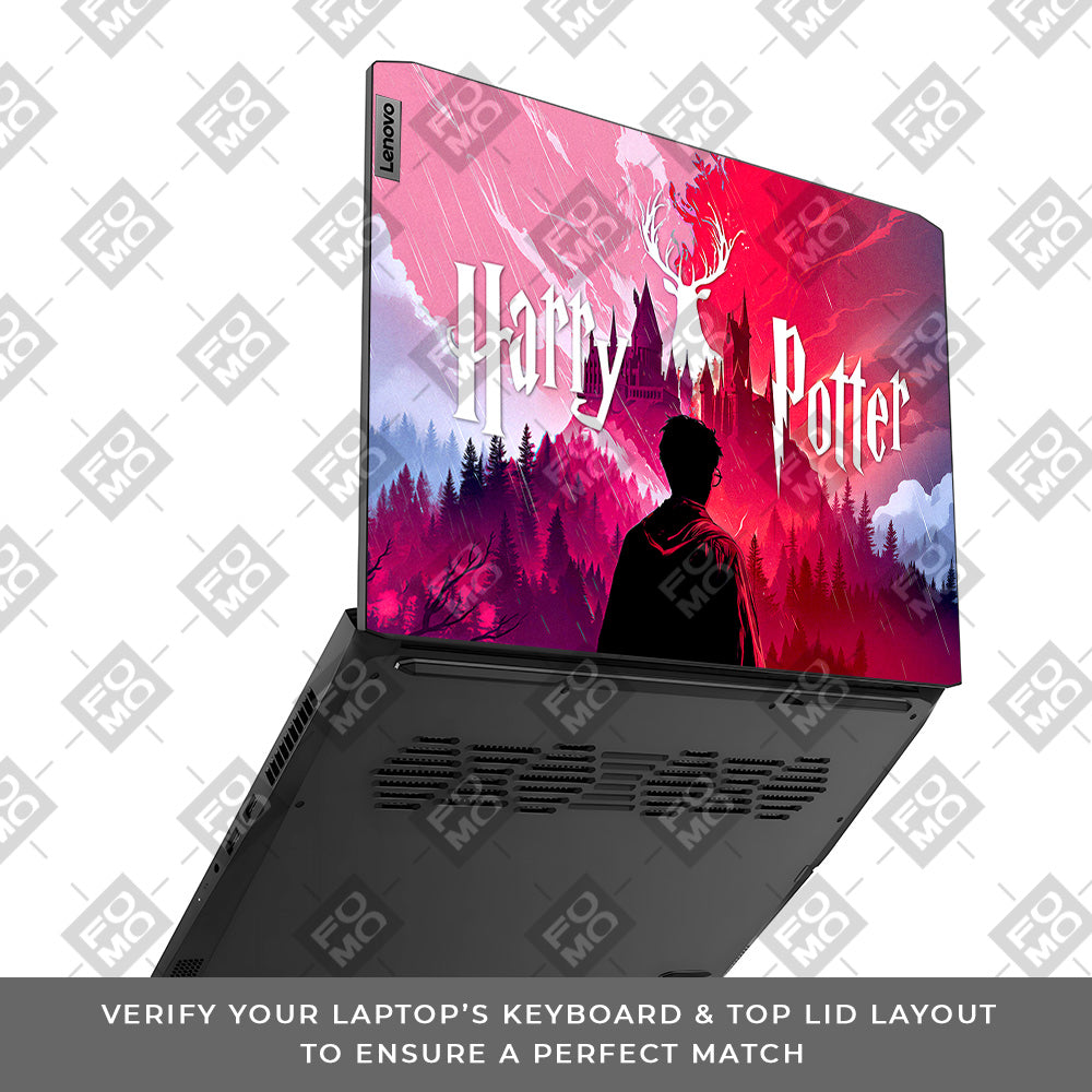 Harry Potter Magical Hogwarts Lenovo IdeaPad Gaming 3 15ACH6 and 15IHU6 Laptop Skin
