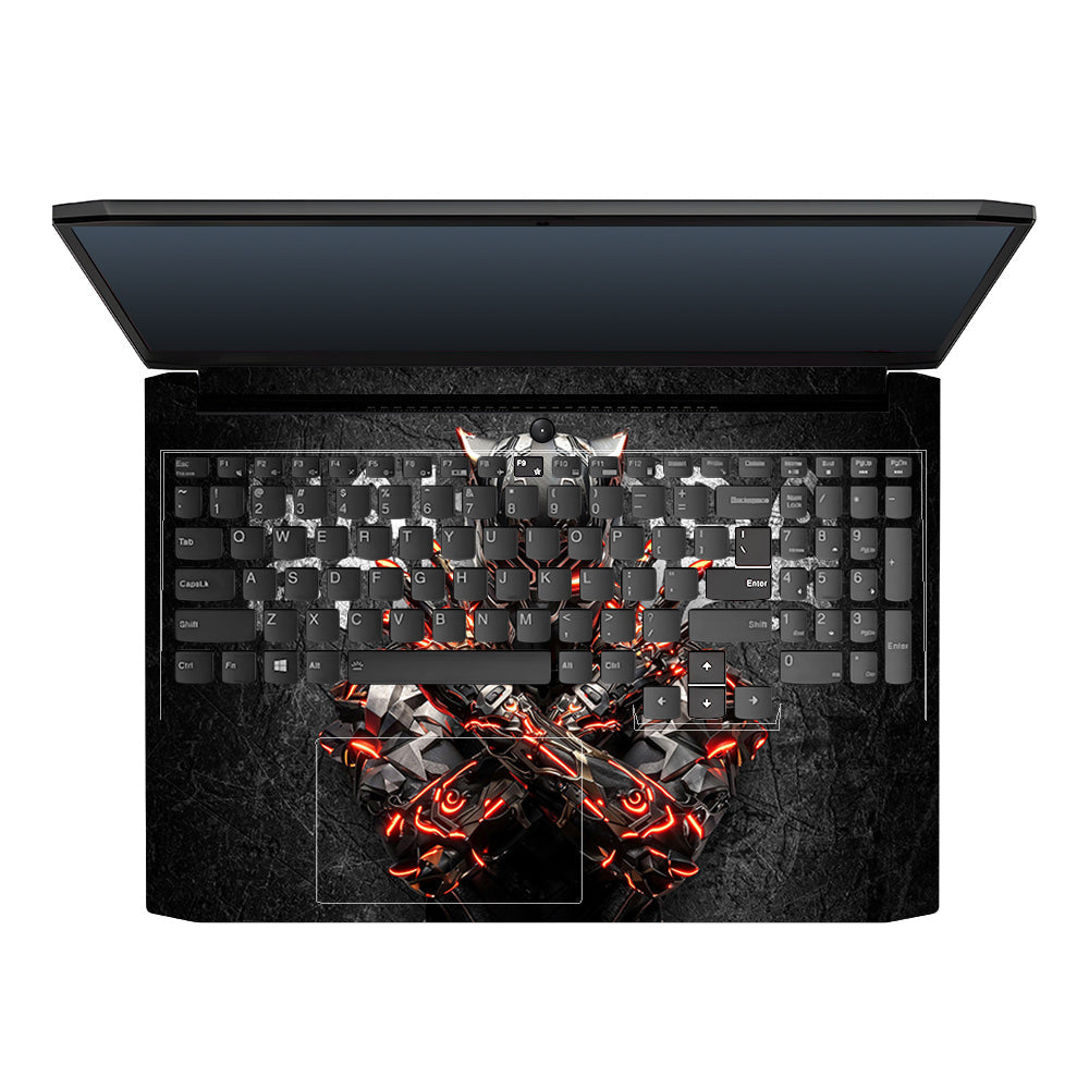 Black Panther Glowing Fury Lenovo IdeaPad Gaming 3 15ACH6 and 15IHU6 Laptop Skin