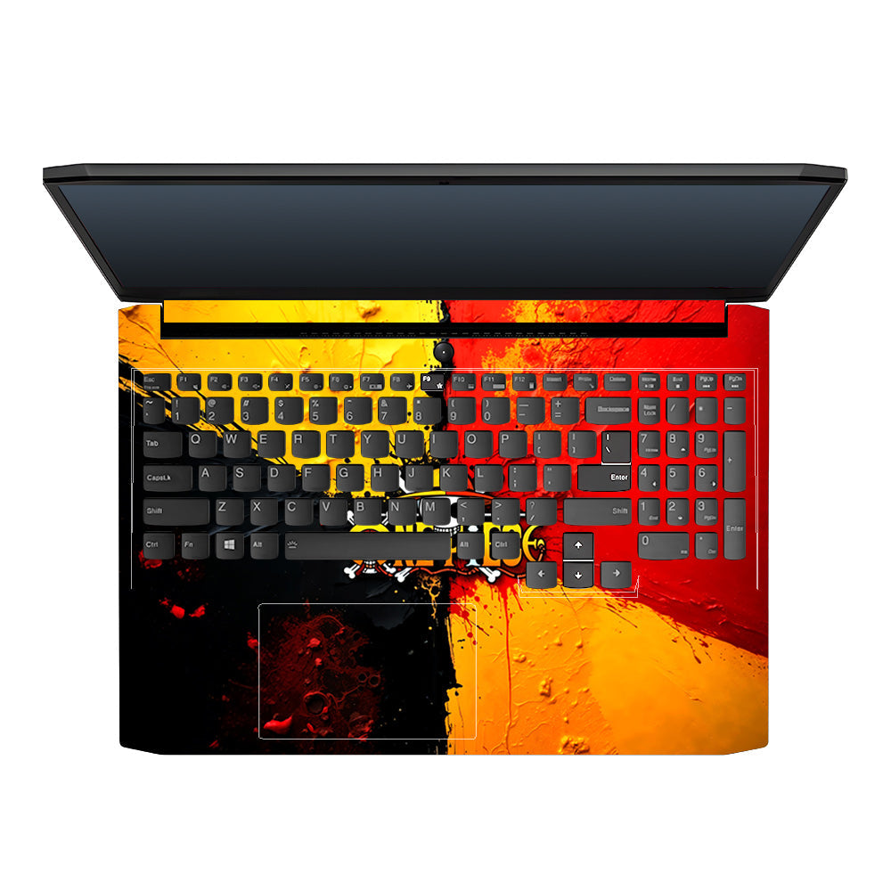 One Piece Paint Splash Lenovo IdeaPad Gaming 3 15ACH6 and 15IHU6 Laptop Skin