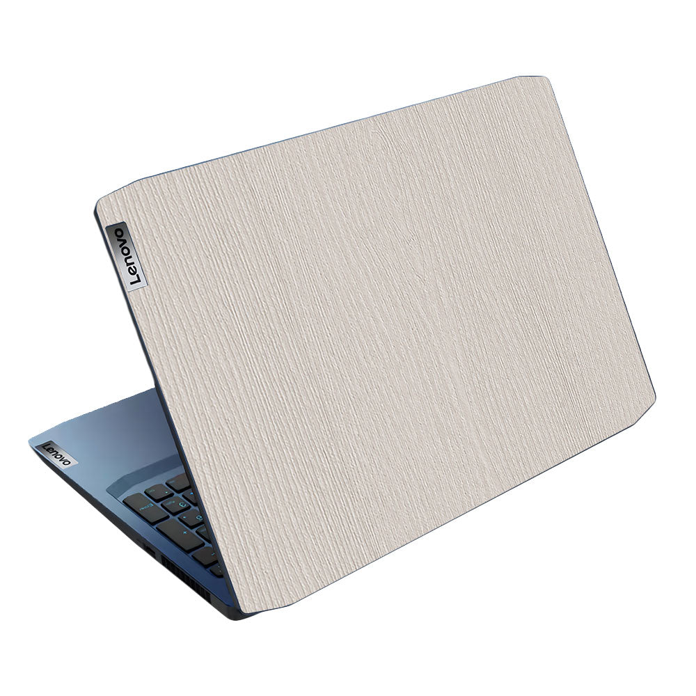 Textured White Wood Lenovo IdeaPad Gaming 3 15ARH05 and 15IMH05 Laptop Skin