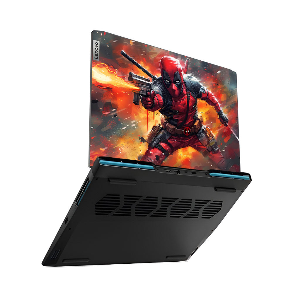 Deadpool in Action Lenovo IdeaPad Gaming 3 15ARH7 and 15IAH7 Laptop Skin