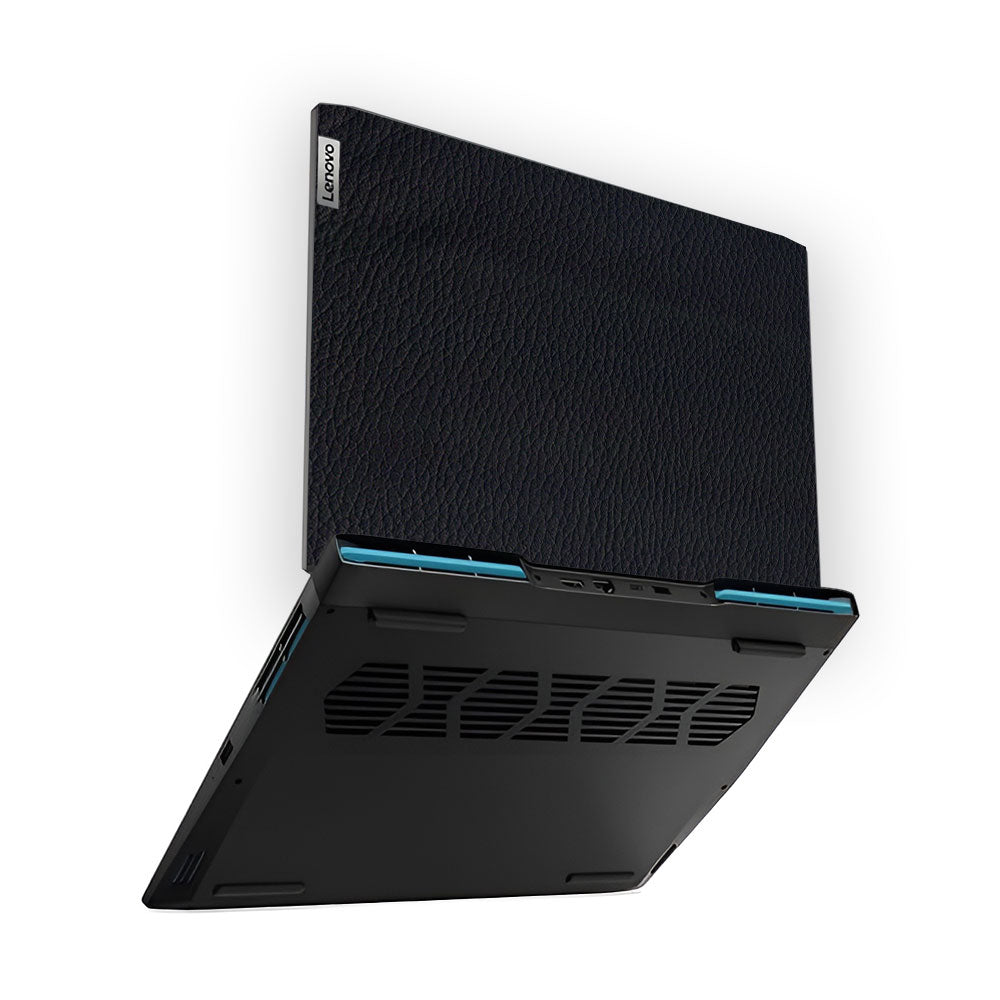 Textured Black Leather Lenovo IdeaPad Gaming 3 15ARH7 and 15IAH7 Laptop Skin