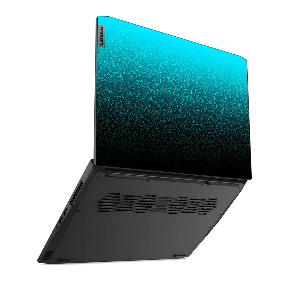 Cyan Blue to Black Gradient Lenovo IdeaPad Gaming 3 15ACH6 and 15IHU6 Laptop Skin