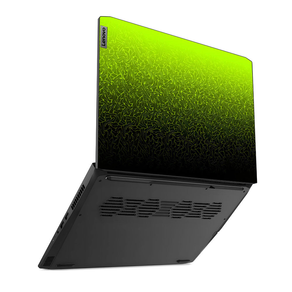 Lime Yellow to Black Gradient Lenovo IdeaPad Gaming 3 15ACH6 and 15IHU6 Laptop Skin