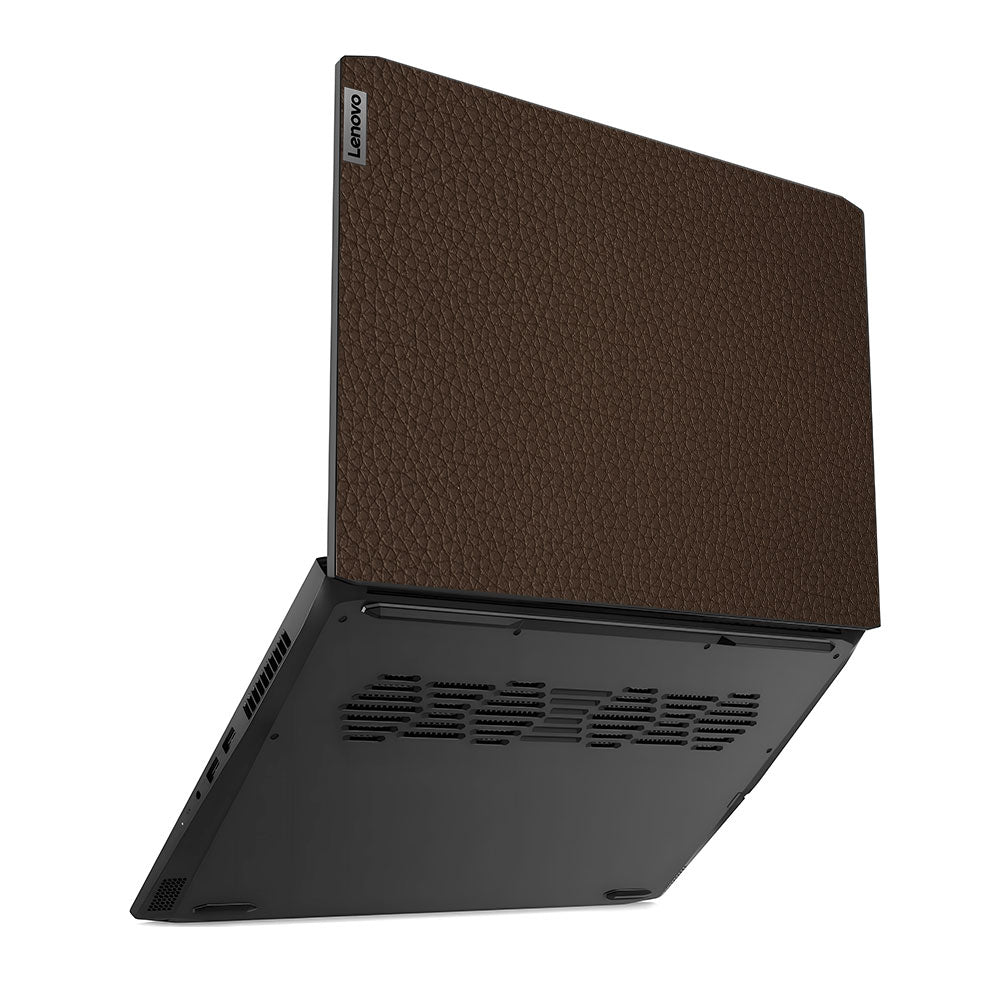 Textured Brown Leather Lenovo IdeaPad Gaming 3 15ACH6 and 15IHU6 Laptop Skin
