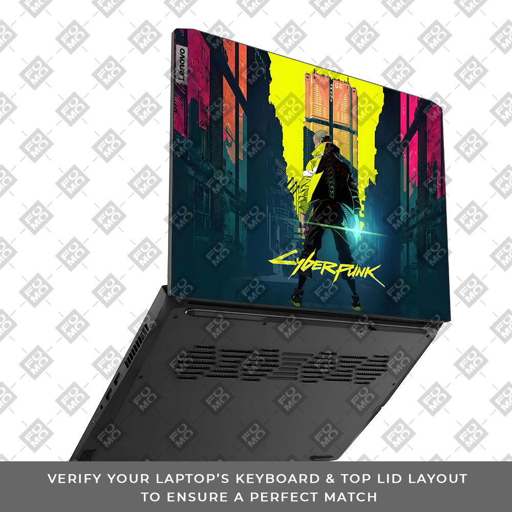 Cyberpunk Uprising Lenovo IdeaPad Gaming 3 15ACH6 and 15IHU6 Laptop Skin