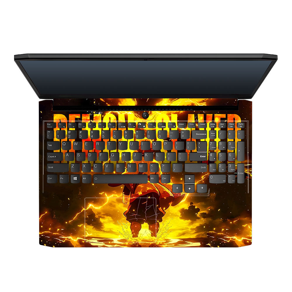 Zenitsu Lightning Strike Lenovo IdeaPad Gaming 3 15ACH6 and 15IHU6 Laptop Skin