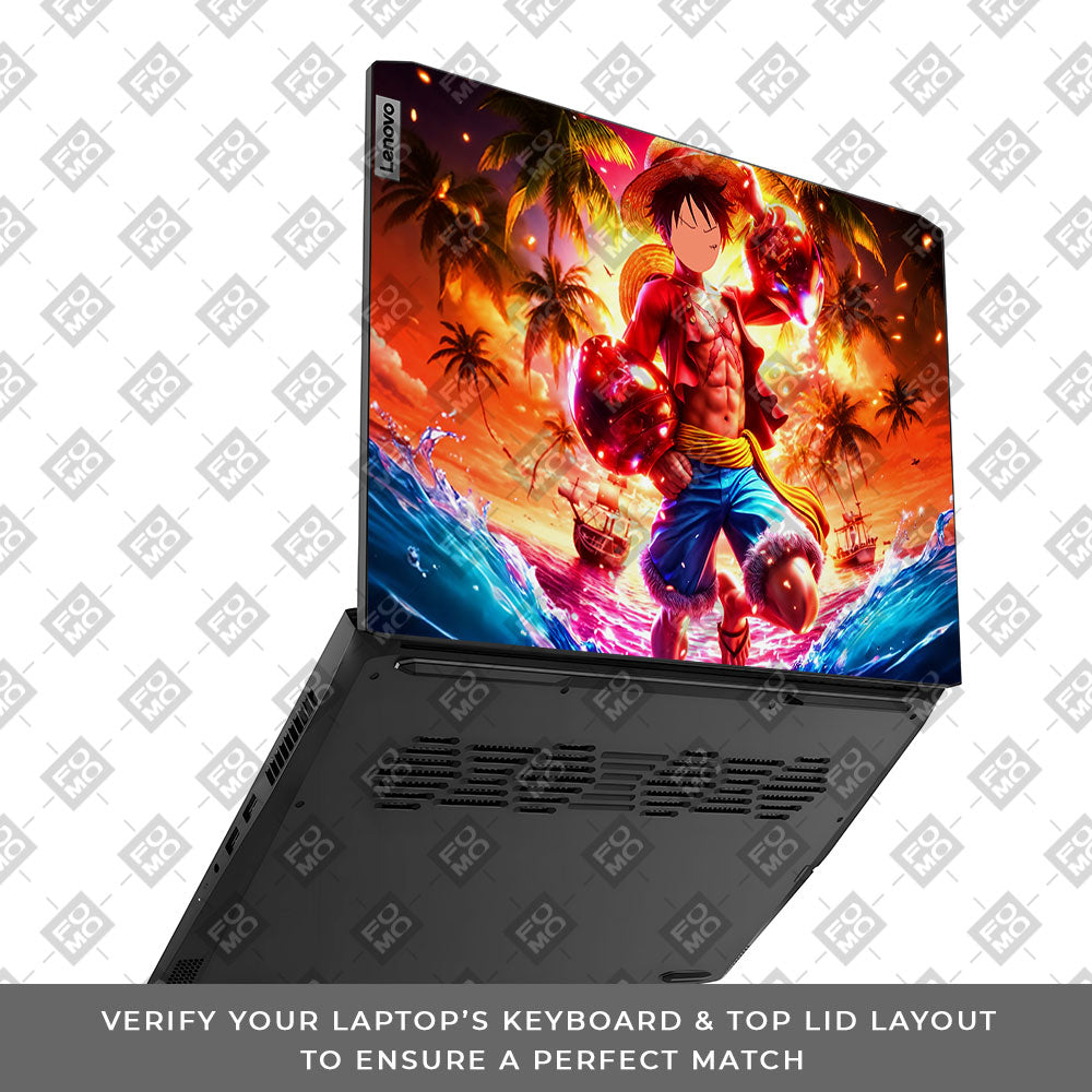Luffy's Radiant Will Lenovo IdeaPad Gaming 3 15ACH6 and 15IHU6 Laptop Skin