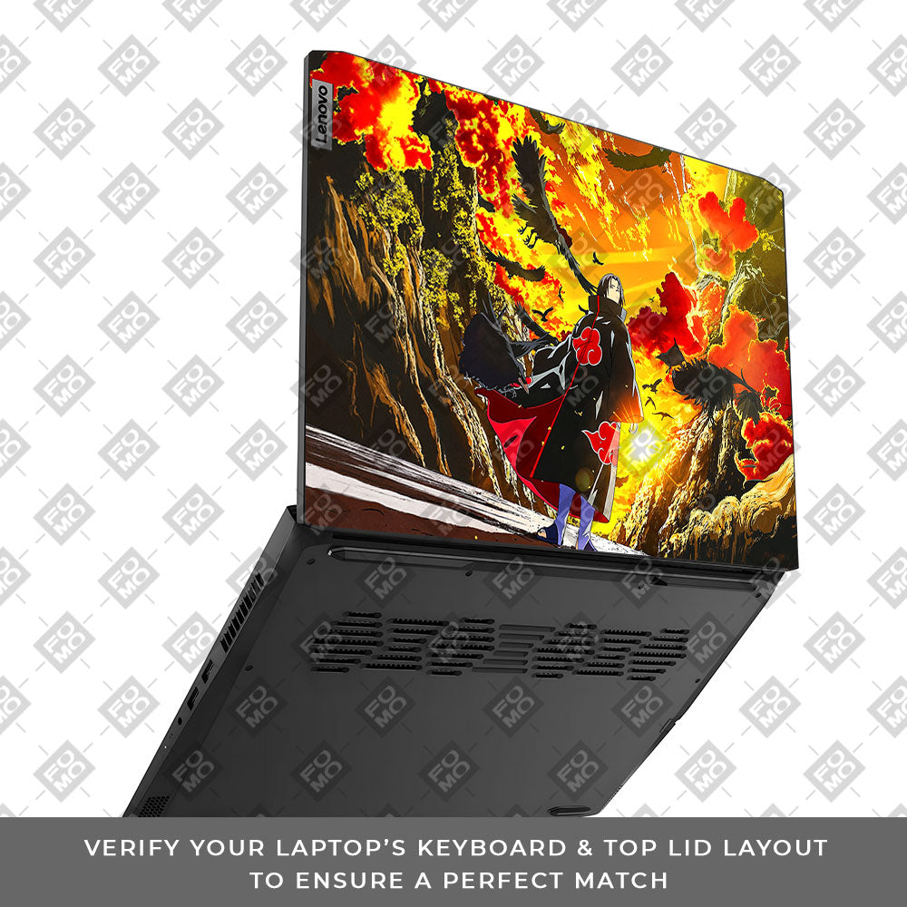 Itachi with Flock of Crows Lenovo IdeaPad Gaming 3 15ACH6 and 15IHU6 Laptop Skin