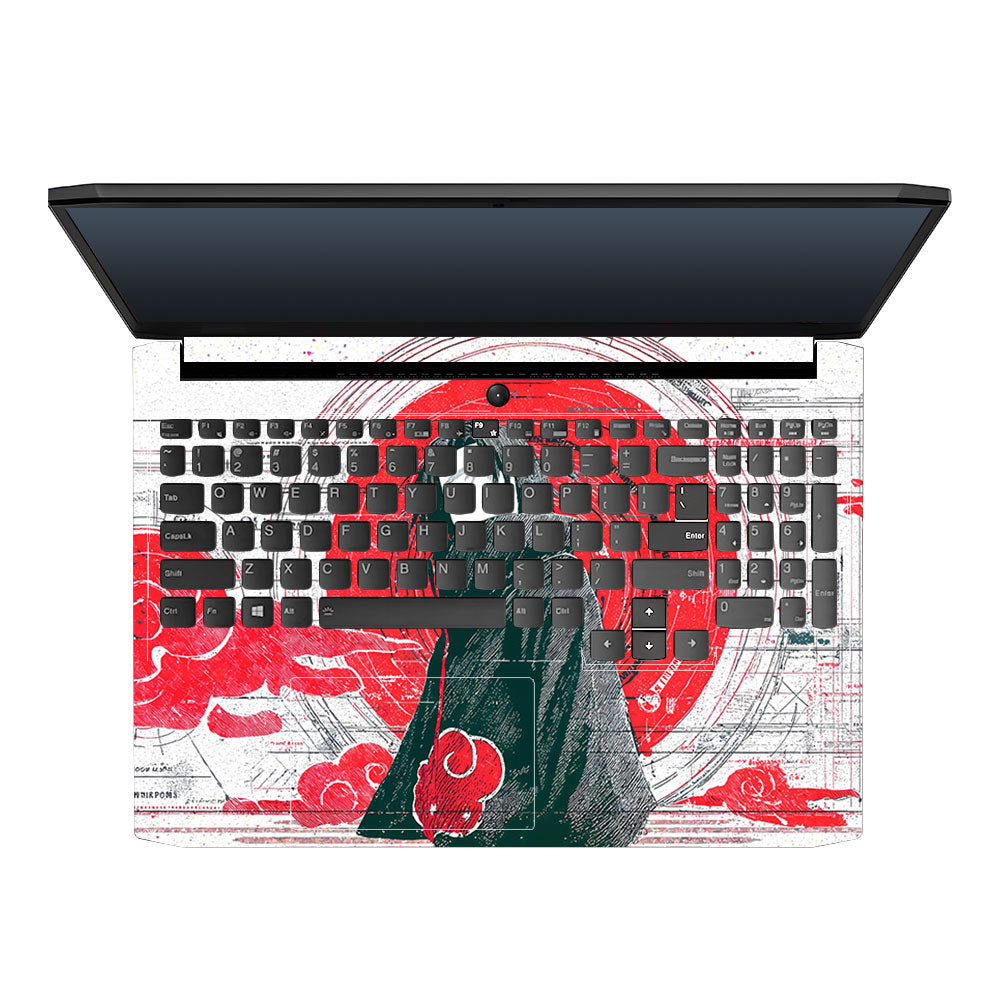 Itachi Uchiha Mark of the Akatsuki Lenovo IdeaPad Gaming 3 15ACH6 and 15IHU6 Laptop Skin
