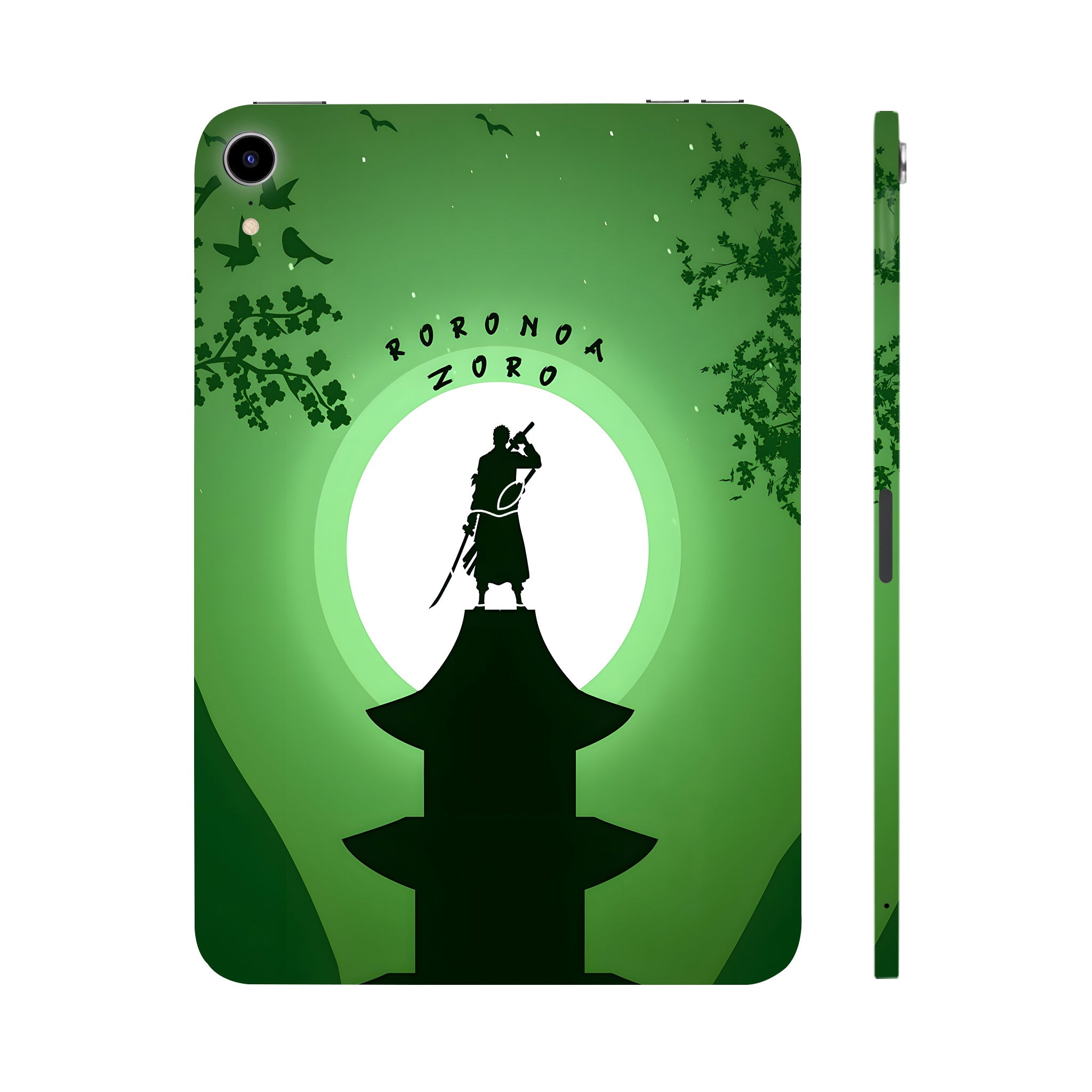 Apple iPad Mini 6th Gen 2021 Roronoa Zoro Silhouette Anime Tablet Skins