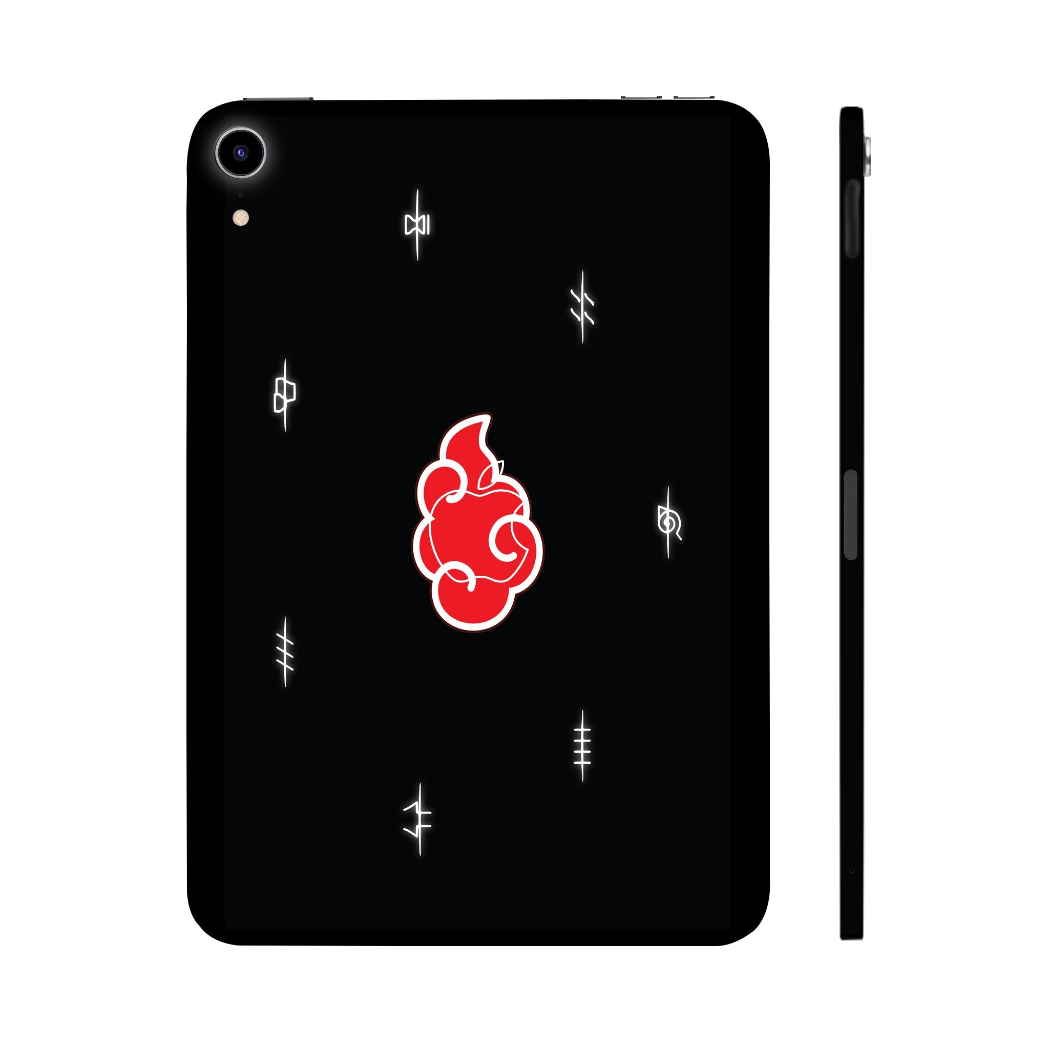 Apple iPad Mini 6th Gen 2021 Akatsuki Logo Naruto Anime Tablet Skins