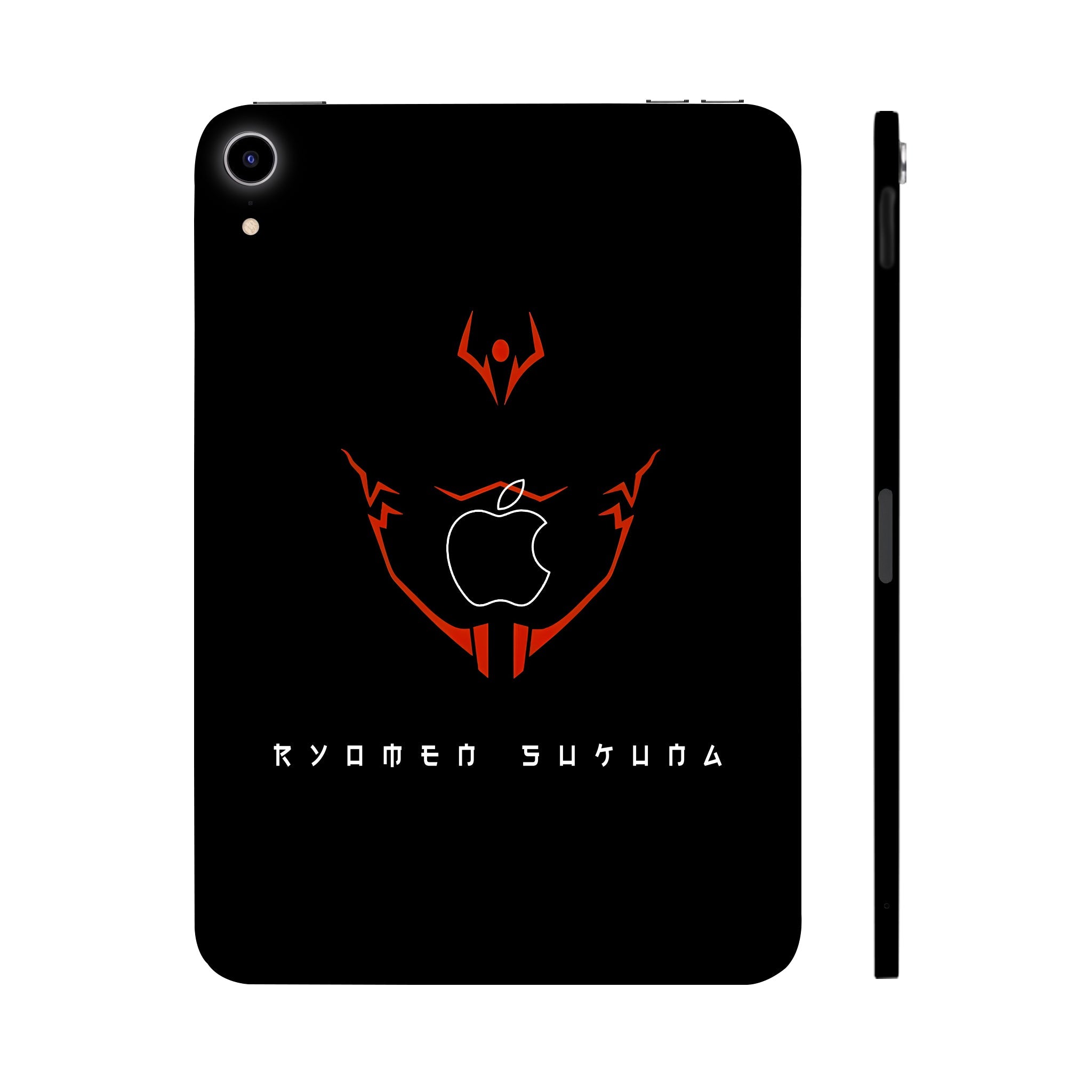 Apple iPad Mini 6th Gen 2021 Sukuna's Curse Mark in Red Anime Tablet Skins