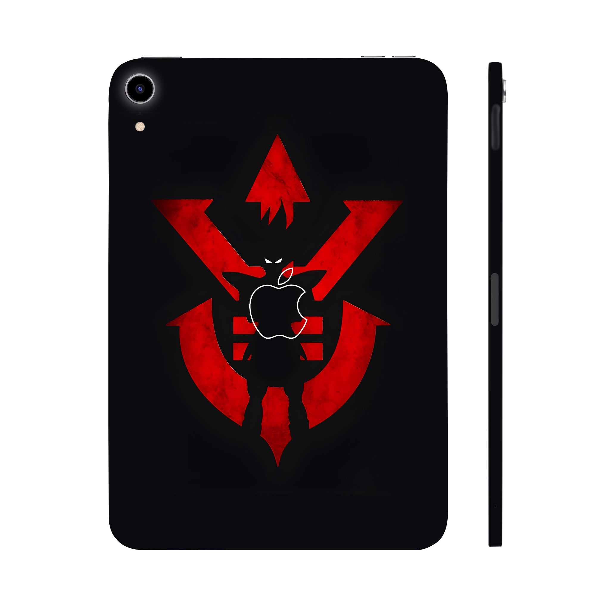 Apple iPad Mini 6th Gen 2021 Vegeta Silhouette in Red Anime Tablet Skins