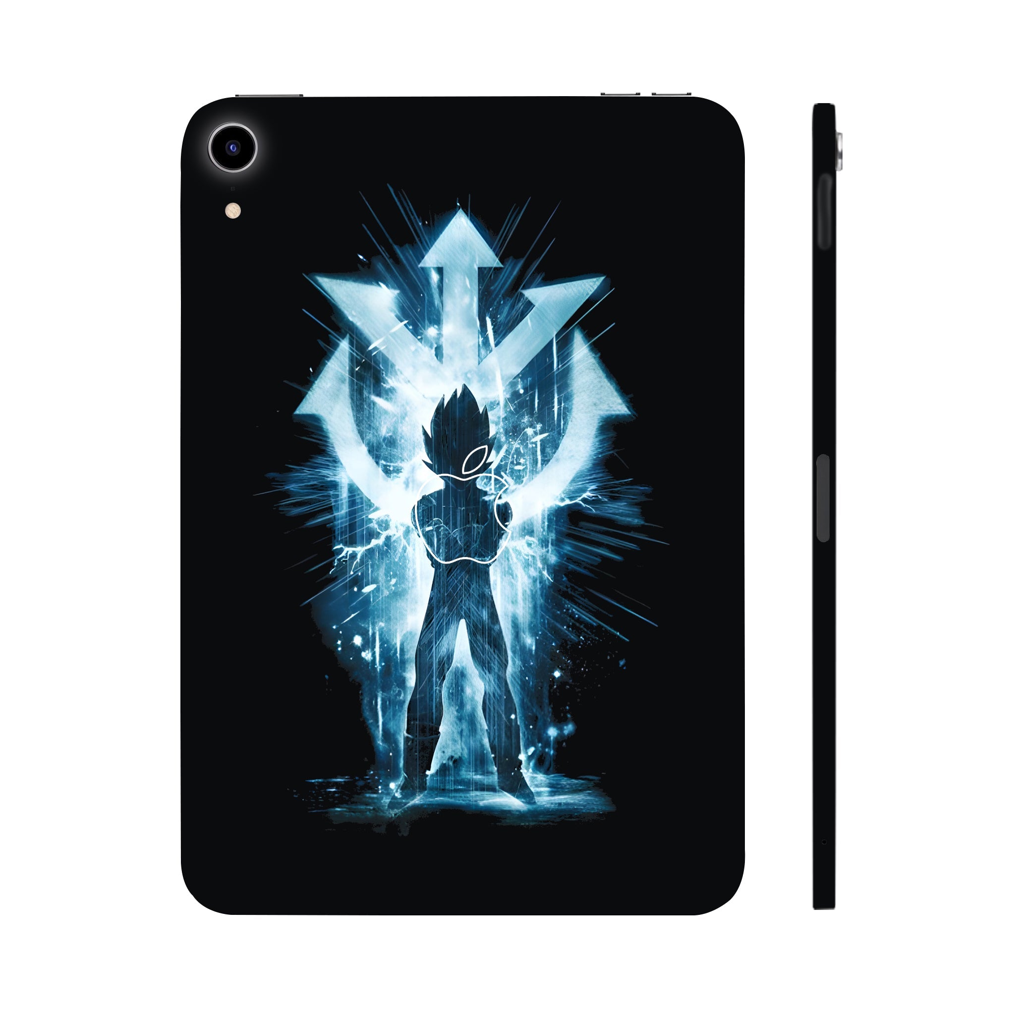 Apple iPad Mini 6th Gen 2021 Vegeta in Electric Blue Anime Tablet Skins