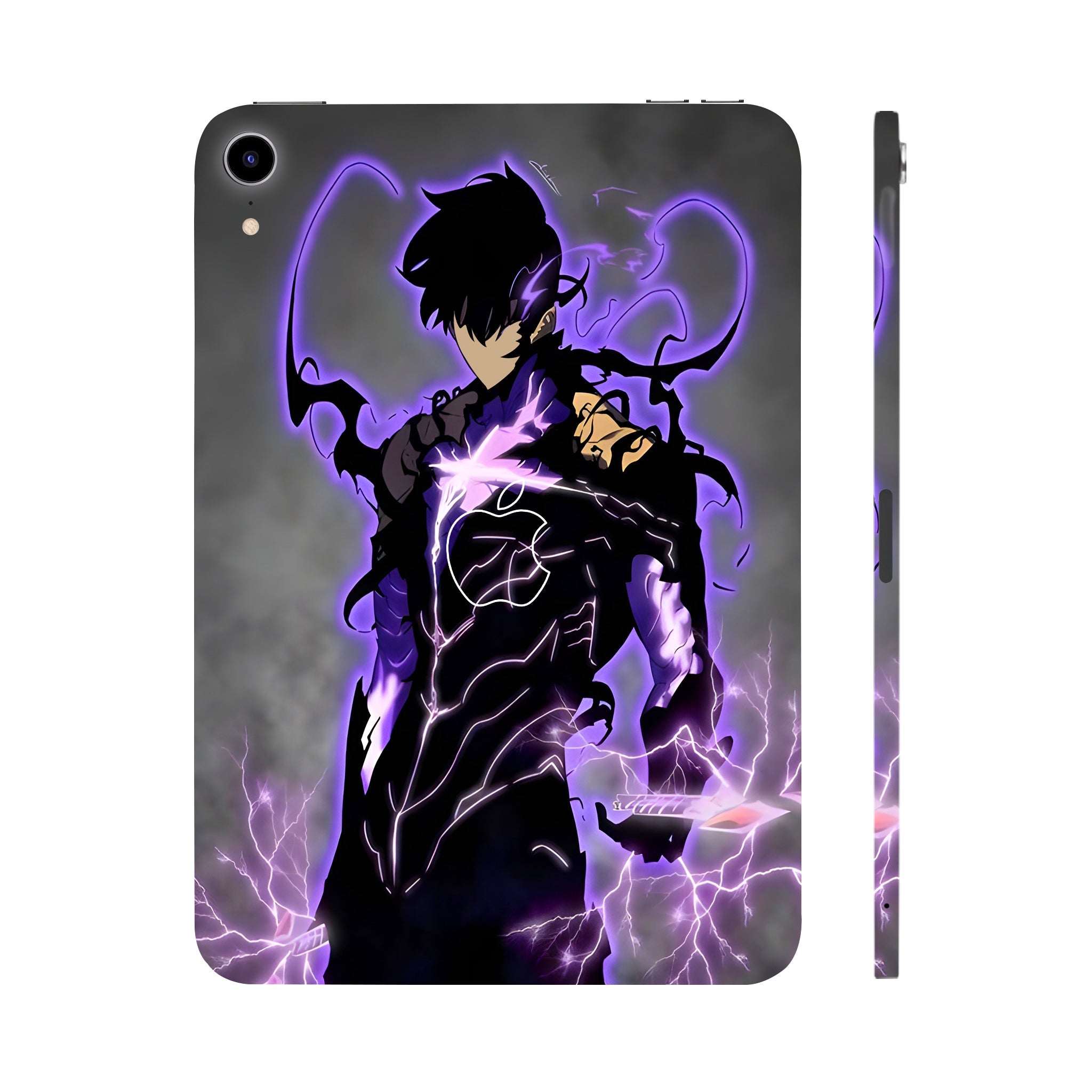 Apple iPad Mini 6th Gen 2021 Sung Jin Woo Shadow Monarch Anime Tablet Skins