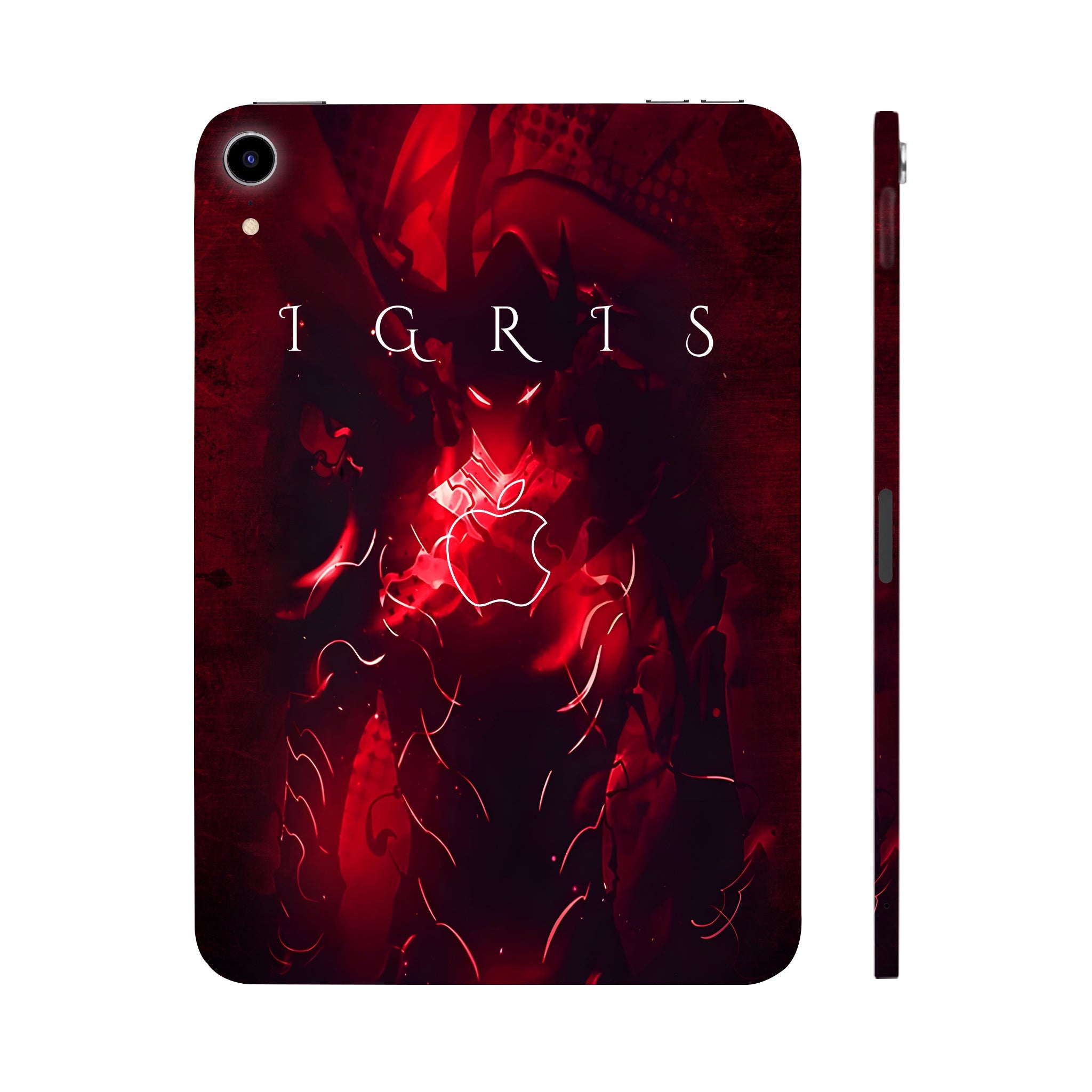 Apple iPad Mini 6th Gen 2021 Blood Red Commander Igris Anime Tablet Skins