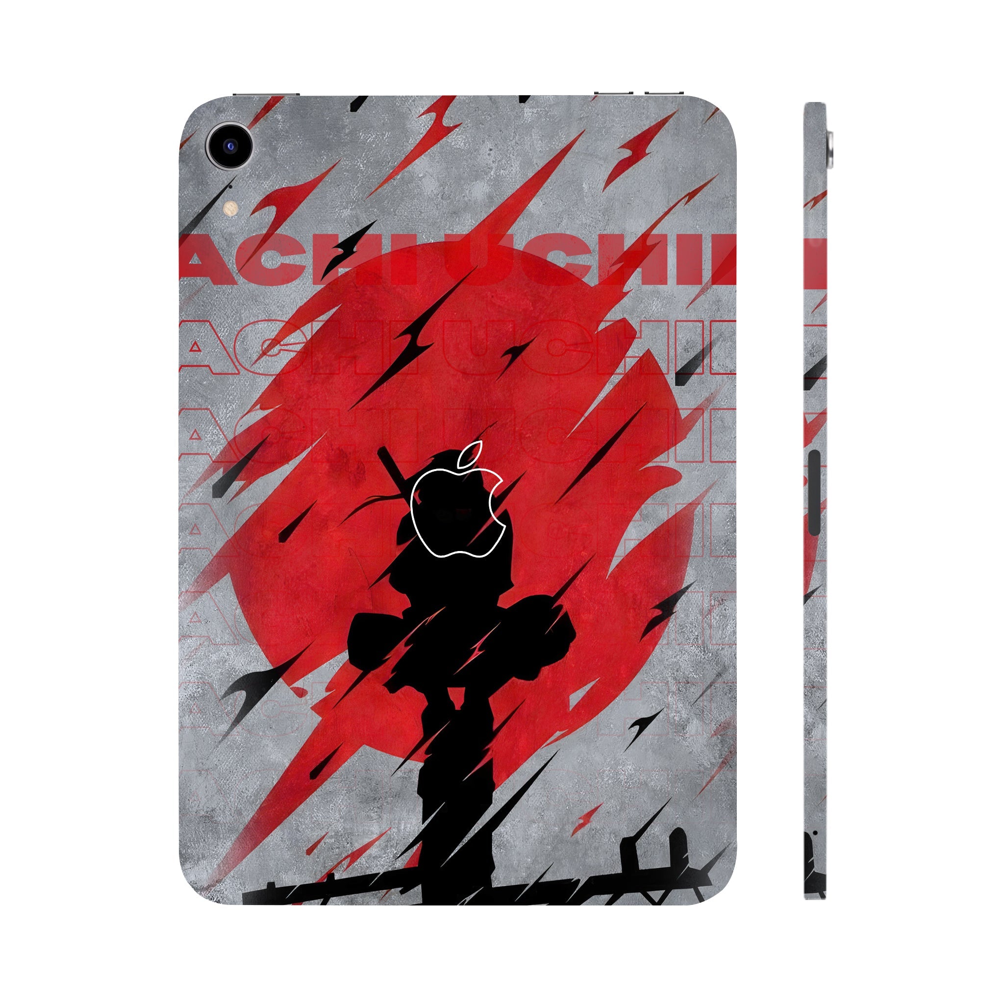 Apple iPad Mini 6th Gen 2021 Itachi Uchiha in Bold Red Anime Tablet Skins