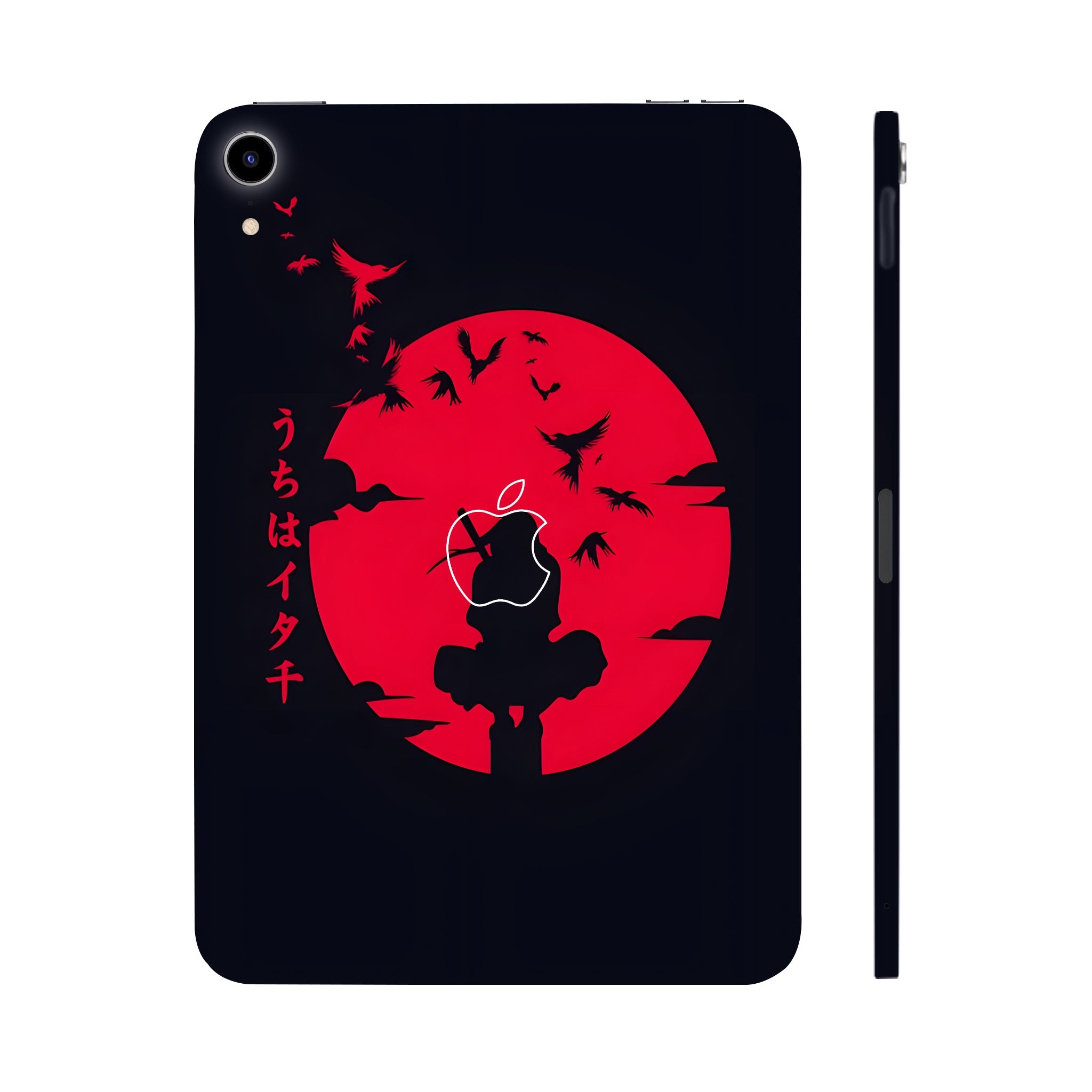 Apple iPad Mini 6th Gen 2021 Uchiha Itachi Silhouette Anime Tablet Skins