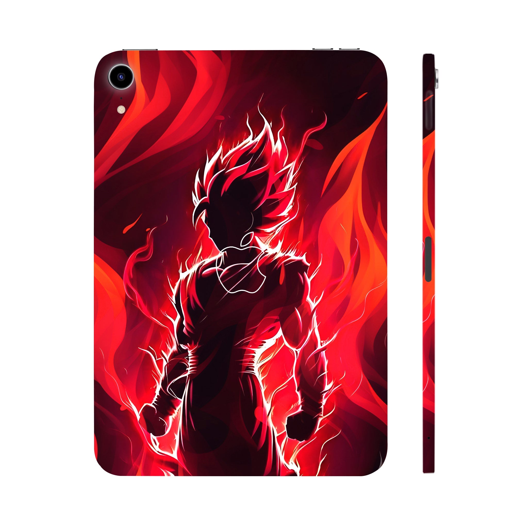 Apple iPad Mini 6th Gen 2021 Goku in Fiery Red Anime Tablet Skins