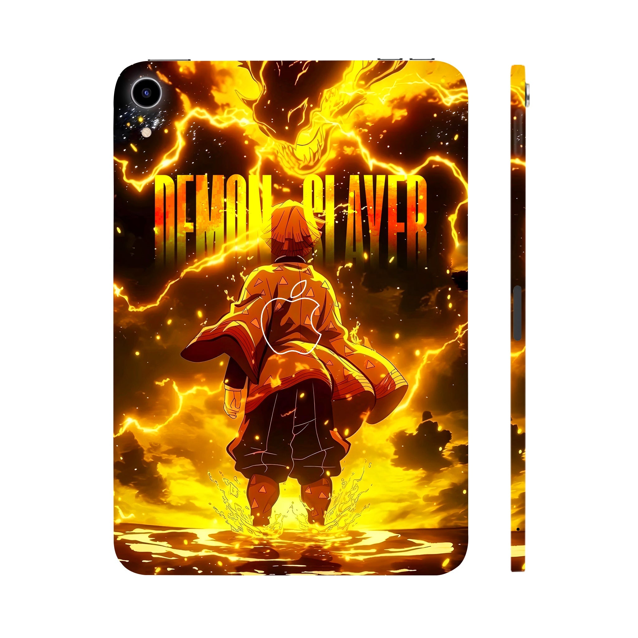 Apple iPad Mini 6th Gen 2021 Zenitsu Lightning Strike Anime Tablet Skins