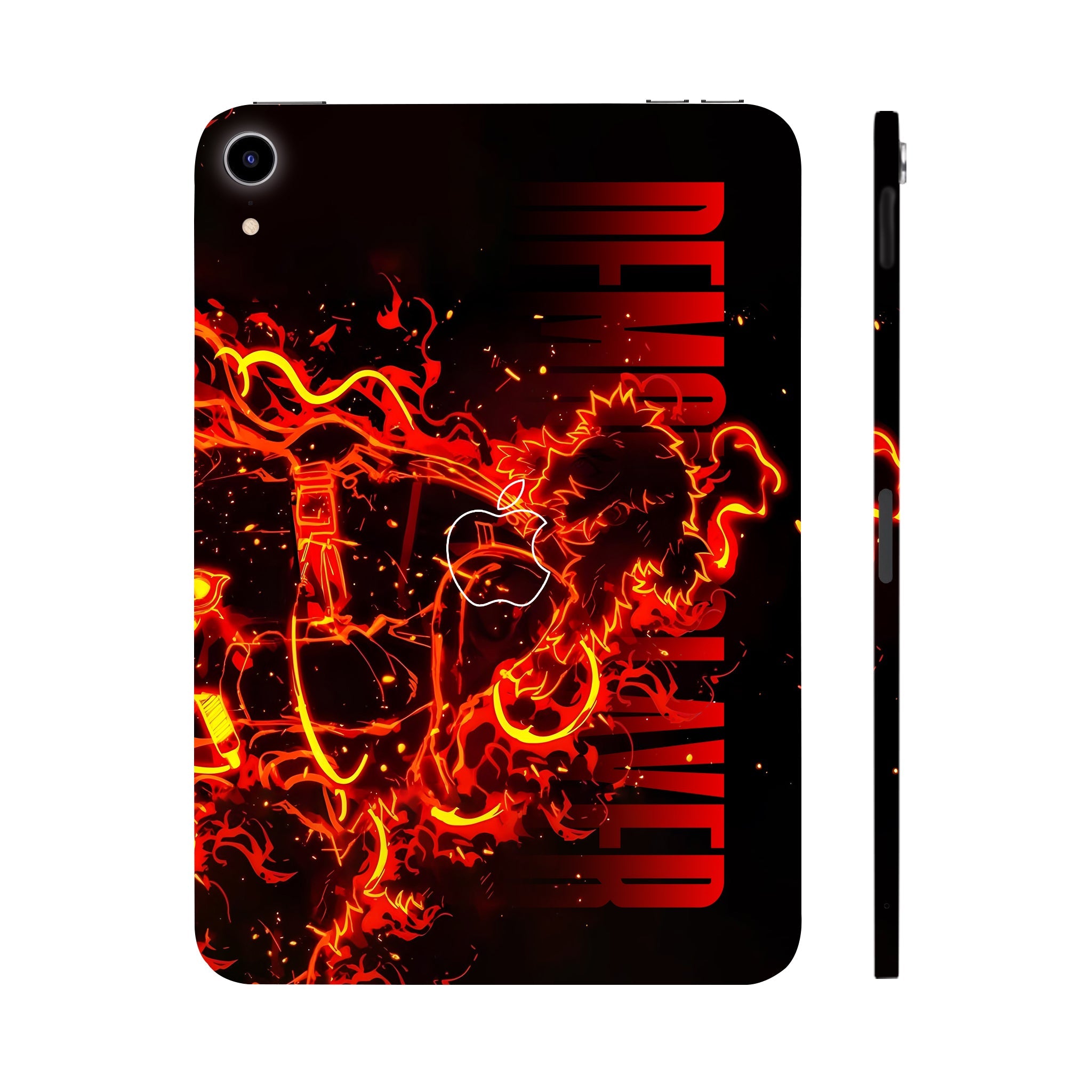 Apple iPad Mini 6th Gen 2021 Rengoku Blazing Inferno Anime Tablet Skins