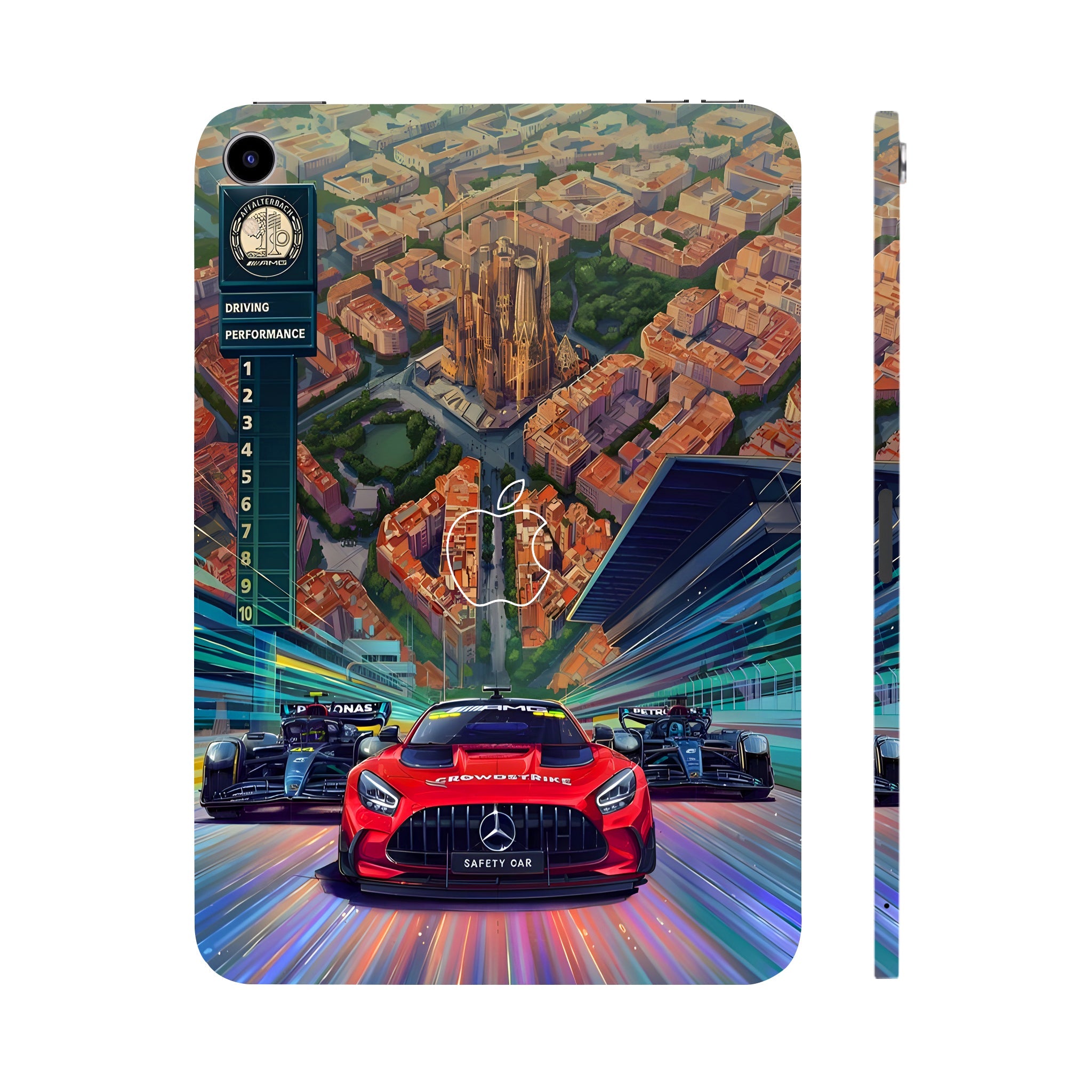 Apple iPad Mini 6th Gen 2021 2023 Spanish Grand Prix Cars & Bikes Tablet Skins