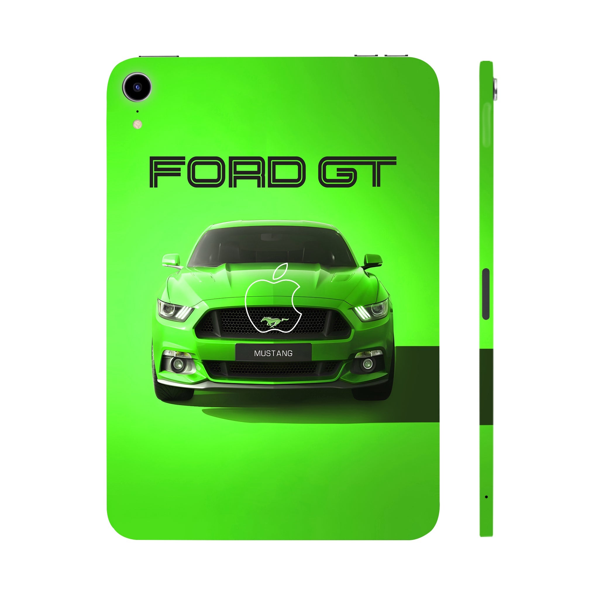 Apple iPad Mini 6th Gen 2021 Ford GT Mustang in Green Cars & Bikes Tablet Skins